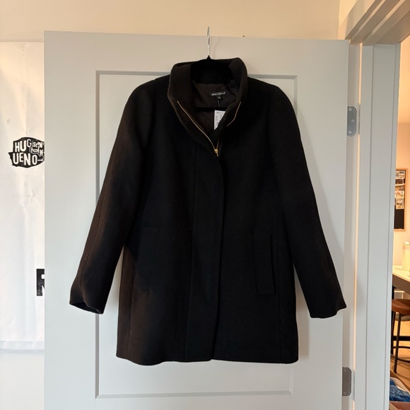 J. Crew Mercantile Black City Coat - Picture 3 of 4